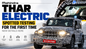 Mahindra Thar Electric Spotted Testing For the First Time: New Details Here